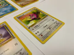 First 1st Edition Pokemon Jungle Lot Mankey Goldeen Nidoran Jigglypuff Meowth - Image 3