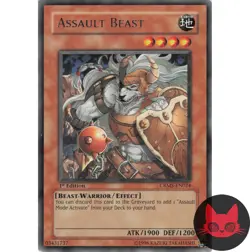 Yugioh Assault Beast CRMS-EN024 Rare 1st Edition LP - Image 1