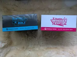 Pokemon Center Black Bolt & White Flare Elite Trainer Box ETB Set - SEALED ✅ - Image 2