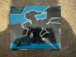 Pokemon Black Bolt and White Flare Pokemon Center ETB Sealed Brand New & Sealed - Image 1