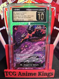 St Jaygarcia Saturn Carrying On His Will OP13-083 Alt Art Para CGC Pristine 10 - Image 1