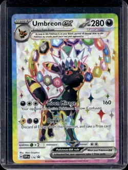 2023-25 Pokemon SV Black Star Promos SVP EN Umbreon ex #176 - Image 1