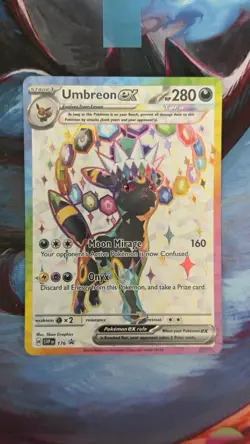 2023-25 Pokemon SV Black Star Promos SVP EN Umbreon ex #176 - Image 1