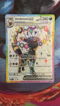 2023-25 Pokemon SV Black Star Promos SVP EN Umbreon ex #176 - Image 1