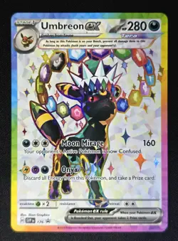 2023-25 Pokemon SV Black Star Promos SVP EN Umbreon ex #176 - Image 1