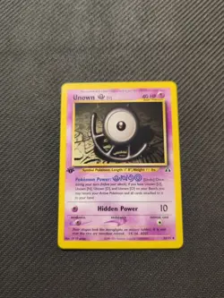 Unown U 51/75 1st Edition Neo Discovery Pokemon NM - Image 1