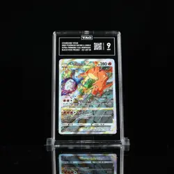 2022 POKEMON SWSH BLACK STAR PROMO #262 FULL ART/CHARIZARD VSTAR TAG 9 - Image 1