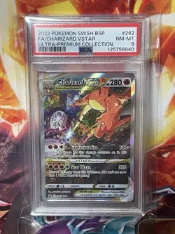 Charizard VStar Pokemon Ultra Premium Collection Promo SWSH262 PSA 8 - Image 1