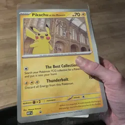 PIKACHU At The Natural History MUSEUM - Pokemon Jumbo Card sealed - Image 1