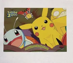 A Pokemon Wonderland The Movie 2000 LP/NM Topps Foilboard Card Foil Holo English - Image 1
