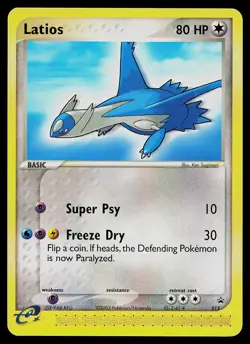 Pokemon Card - Latios Nintendo Black Star Promo 015 Non-Holo - Image 1