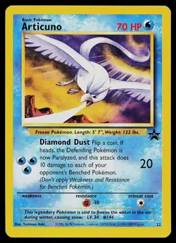 Pokemon Card - Articuno WOTC Black Star Promo 22 - Image 1