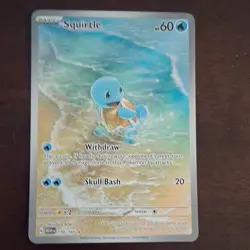 Pokemon TCG Squirtle Basic Regular Card 170/165 MEW English 2023 - Image 2