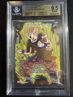 Dragon Ball Super card Final Showdown Son Goku TB3-035 SPR Beckett BGS 9.5 DBS - Image 1