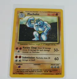 Pokemon *Trainer Deck A* Promo - Machoke Card Ex-Nm X1 - Image 1