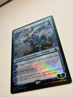 MTG Global Series Mu Yanling Card Foil #001/040 TCG Duel Deck Exclusive - Image 2