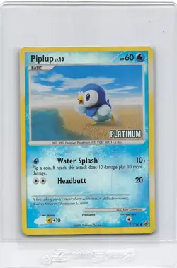 Piplup 71/100 - Majestic Dawn - Stamp Reverse Holo - 2008 POKEMON CARD - MP - Image 1