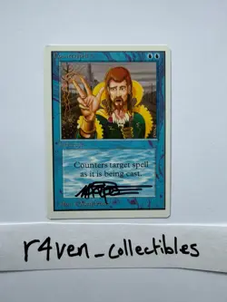 Counterspell Signed Unlimited Edition NM - Image 1