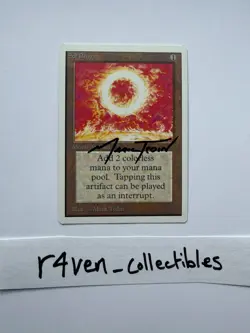 Sol Ring Signed Unlimited Edition NM - Image 1
