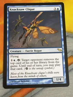 D1142 MAGIC GATHERING SHADOWMOOR KNACKSAW CLIQUE #42 LP R MTG - Image 1