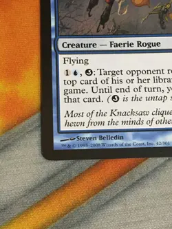 D1142 MAGIC GATHERING SHADOWMOOR KNACKSAW CLIQUE #42 LP R MTG - Image 4