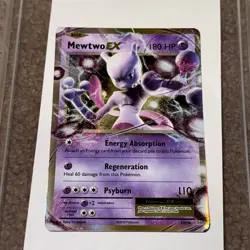 Mewtwo EX 52/108 Rare Holo Pokemon Card - Image 1