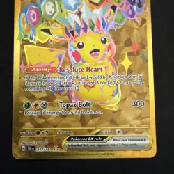 NM-Mint Pikachu ex - 247/191 - Hyper Rare Pokemon Surging Sparks - Image 3