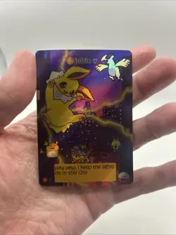 Pokiebubies 1st Edition Fan Art Chef Ken Lee Joltie V #97 Jolteon Holo Pokemon - Image 3