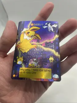 Pokiebubies 1st Edition Fan Art Chef Ken Lee Joltie V #97 Jolteon Holo Pokemon - Image 5