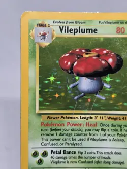 Pokemon TCG Vileplume Jungle 15/64 Holo Rare - Vintage - 2nd Ever Set! WOTC - Image 2