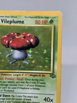Pokemon TCG Vileplume Jungle 15/64 Holo Rare - Vintage - 2nd Ever Set! WOTC - Image 3