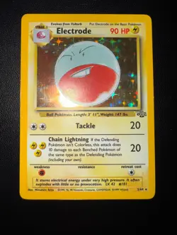 1999 Pokemon Electrode Jungle 2/64 Holo Unlimited Holo Rare LP - Image 1