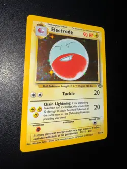 1999 Pokemon Electrode Jungle 2/64 Holo Unlimited Holo Rare LP - Image 2