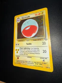 1999 Pokemon Electrode Jungle 2/64 Holo Unlimited Holo Rare LP - Image 3