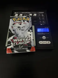 Very Heavy 23.00g! Pokemon White Flare Booster Pack Sealed! - Image 1