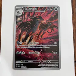 Mightyena 243/217 IR Pokemon: ME03 Ascended Heroes IN HAND - Ships Today - Image 1