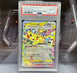 Psa 10 Pikachu ex Pokemon Play 2025 Prize Pack Series 7 - Image 1