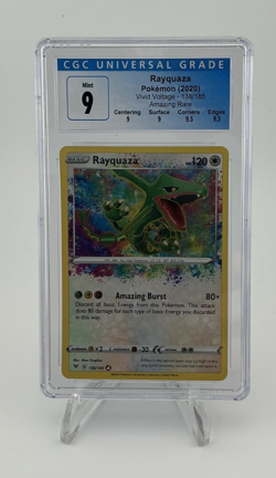 Pokemon Vivid Voltage Rayquaza Amazing Rare 138/185 CGC 9 MINT - Image 1