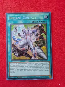 Yugioh! Instant Contact - POTE-EN052 - Secret Rare - 1st Edition Near Mint, Engl - Image 1