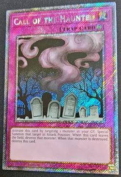 1x Yu-Gi-Oh! Call Of The Haunted - RA03-EN108 - Platinum Secret Rare - 1st Ed-NM - Image 1