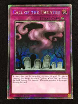 Yugioh Call of the Haunted RA03-EN108 1st Platinum Secret (NM) - Image 1