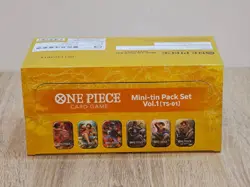 ONE PIECE CARD GAME Mini Tin Vol.1 TS-01 Japanese ASIAN Version Box-2set x 6 tin - Image 1