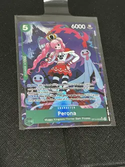 Perona (SR) Alternate Art OP14-033 One Piece TCG The Azure Sea's Seven NM - Image 1