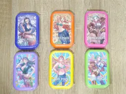 ONE PIECE CARD GAME Mini tin Pack vol.2 TS-02 Japanese Version 6 Tin Set-Sealed - Image 1