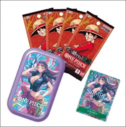 ONE PIECE CARD GAME Mini tin Pack vol.2 TS-02 Japanese Version 6 Tin Set-Sealed - Image 2