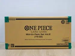 ONE PIECE CARD GAME Mini Tin Vol.2 TS-02 JAPANESE - CASE - [8 Boxes x 12 Tins] - Image 1