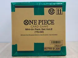 ONE PIECE CARD GAME Mini Tin Vol.2 TS-02 JAPANESE - CASE - [8 Boxes x 12 Tins] - Image 2