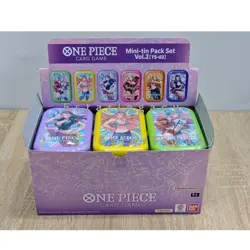 ONE PIECE CARD GAME Mini Tin Vol.2 TS-02 BOX Japanese-2 Sets of 6 Tins (12 Tins) - Image 2