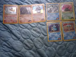 Lot of 6 Cards - VINTAGE - Pokemon Cards WOTC - Gym Heroes - Image 1