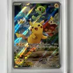 2023 Pokemon SVP EN-SV Black Star Promo #027 Pikachu Paldea Evolved ETB, PSA 10 - Image 2